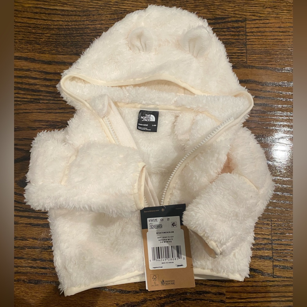 The North Face - Bear Hoodie 3-6M